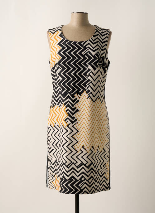 Rochie midi galben MERI & ESCA femeie