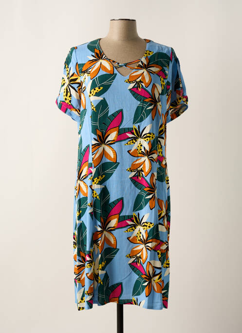 Rochie midi albastru GUY DUBOUIS femeie