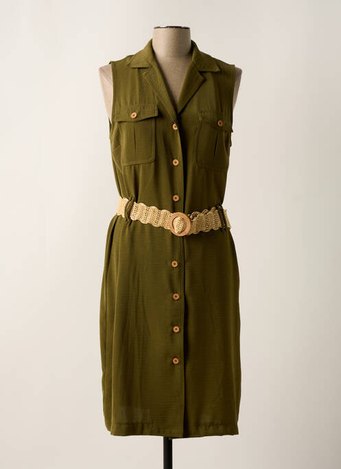 Rochie midi verde TINTA STYLE femeie