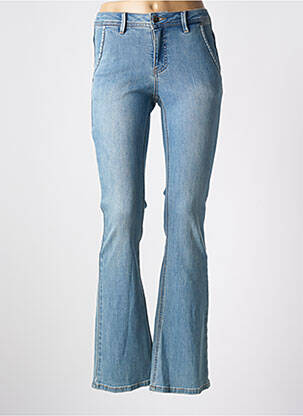 Blugi cu croială evazată albastru BRANDTEX femeie