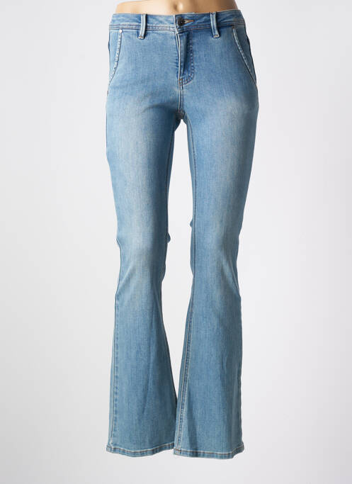 Blugi cu croială evazată albastru BRANDTEX femeie