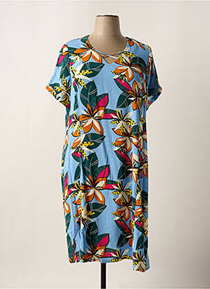 Rochie midi albastru FRANCE RIVOIRE femeie