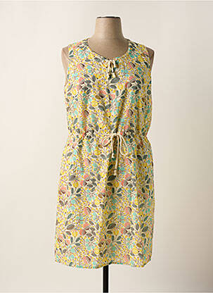 Rochie midi galben FRANCE RIVOIRE femeie