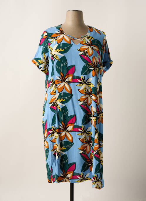 Rochie midi albastru FRANCE RIVOIRE femeie