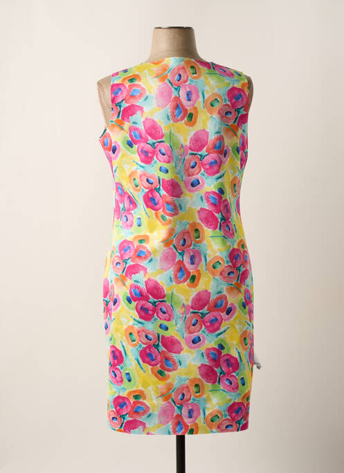 Rochie midi galben FRANCE RIVOIRE femeie