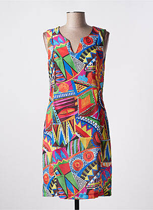 Rochie midi portocaliu MALOKA femeie