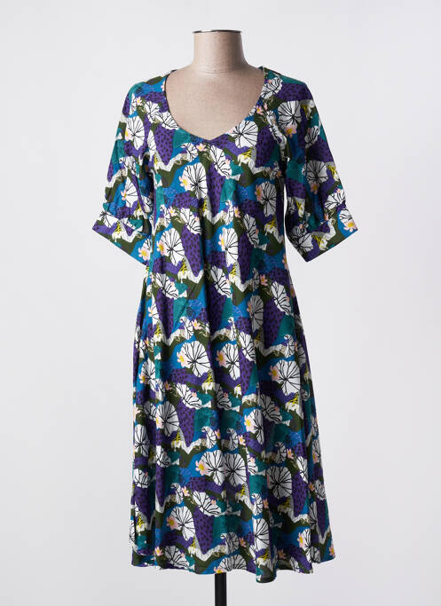 Rochie midi albastru KALI YOG femeie