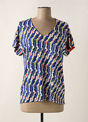 Top albastru SCORZZO femeie