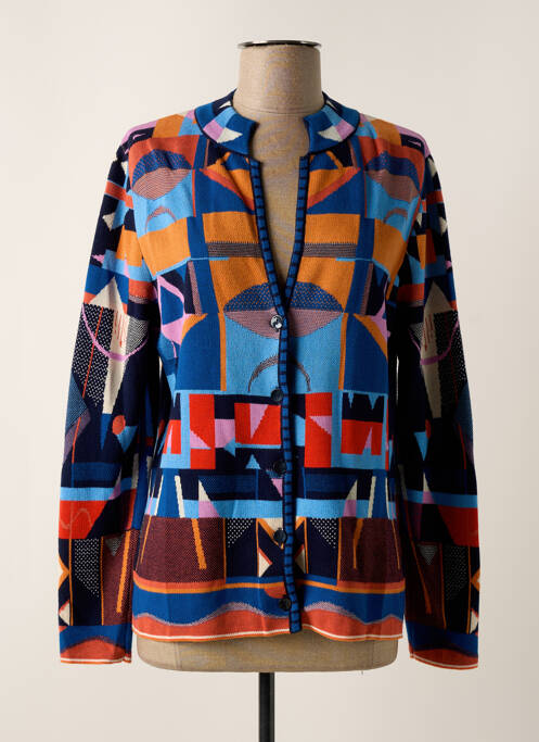 Vestă cu mâneci lungi albastru IVKO femeie