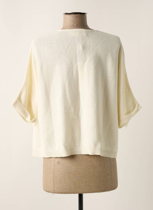 Vestă cu mâneci scurte bej CREAM femeie