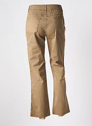Pantalon drept talie cu cleme bej CLOSED femeie
