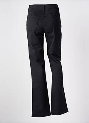 Pantalon drept închidere cu fermoar sub clapetă cu nasturi negru CLOSED femeie