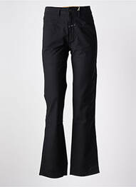 Pantalon drept închidere cu fermoar sub clapetă cu nasturi negru CLOSED femme