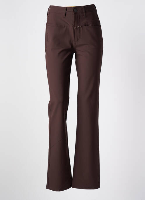 Pantalon slim maro CLOSED femeie