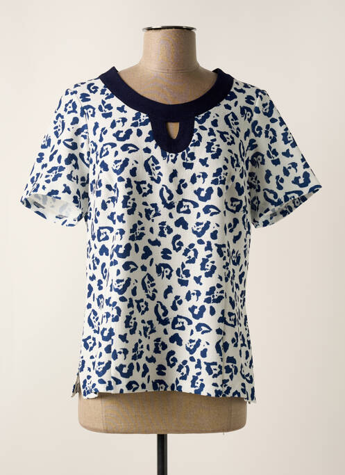 Top albastru FRANCE RIVOIRE femeie