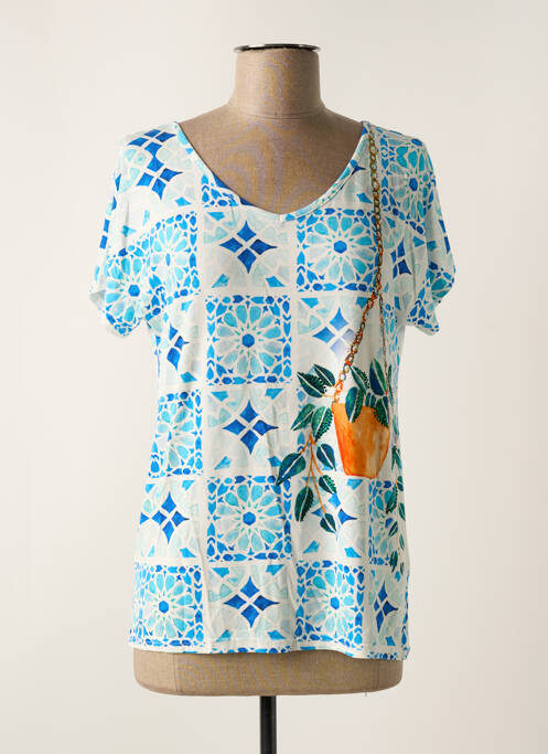 Tricou albastru LEO & UGO femeie