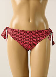 Chiloți de baie efect material satinat bikini roz SIMONE PERELE femme