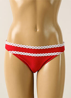 Chiloți de baie roșu ANTIGEL femeie