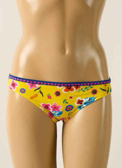 Chiloți de baie galben ANTIGEL femeie