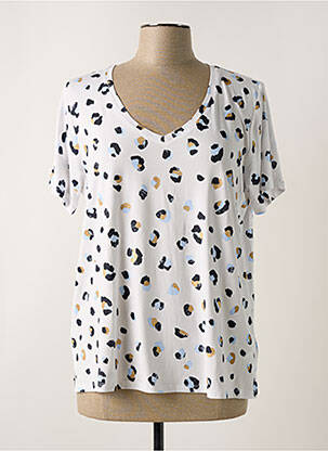 Top alb LEO & UGO femeie