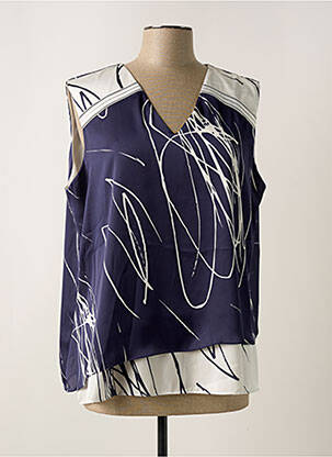 Top albastru CHRISTINE LAURE femeie