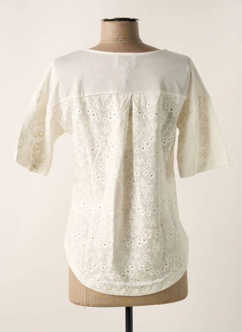 Top alb LEO & UGO femeie