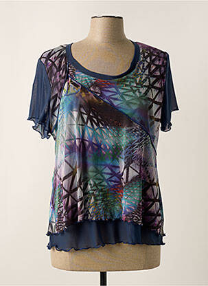 Top albastru FRANCE RIVOIRE femeie