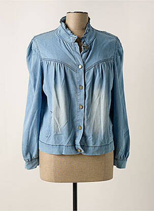 Jachete casual buzunare albastru K-DESIGN femeie