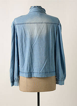 Jachete casual buzunare albastru K-DESIGN femeie