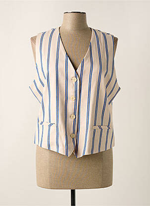 Vestă fără mâneci roz ANDAM femeie