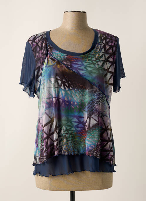 Top albastru FRANCE RIVOIRE femeie