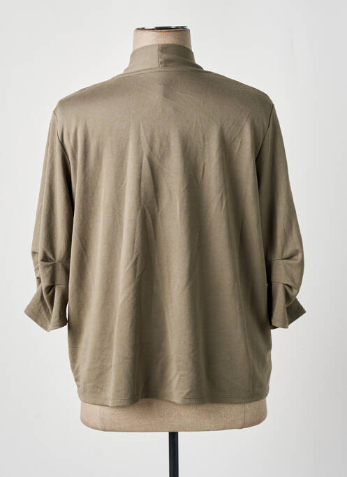 Vestă cu mâneci lungi maro RABE femeie