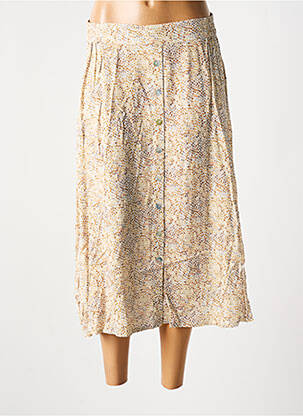 Fustă midi bej SIGNE NATURE femeie