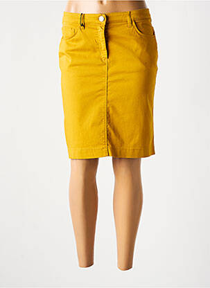 Fustă midi galben EAST DRIVE femeie