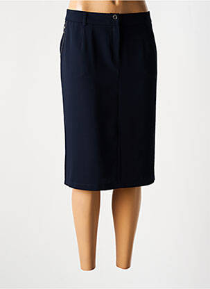 Fustă midi albastru CHRISTINE LAURE femeie