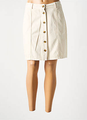 Fustă scurtă bej C'EST BEAU LA VIE femeie