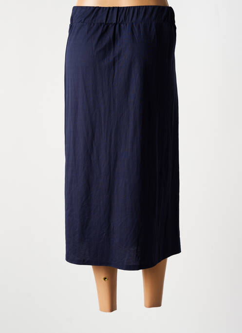 Fustă midi albastru SCORZZO femeie