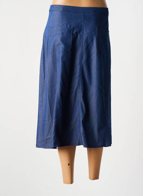 Fustă midi albastru FRANCE RIVOIRE femeie