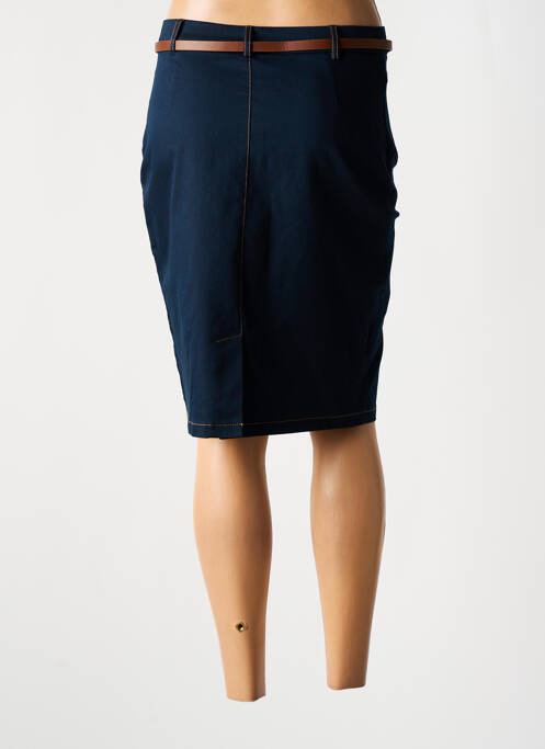 Fustă midi albastru CHRISTINE LAURE femeie