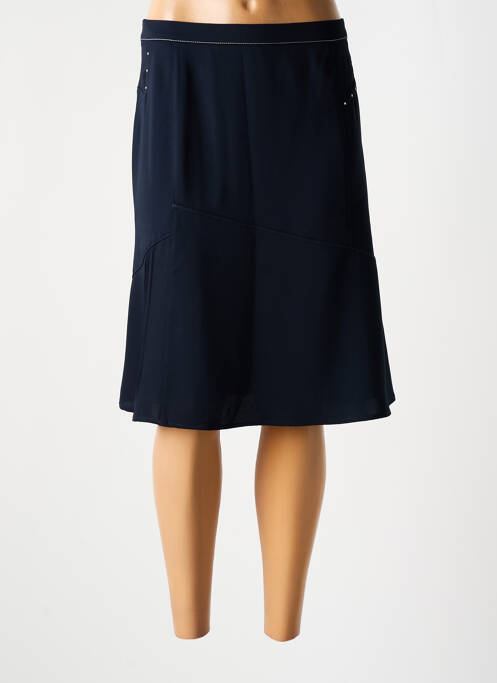 Fustă midi albastru CHRISTINE LAURE femeie