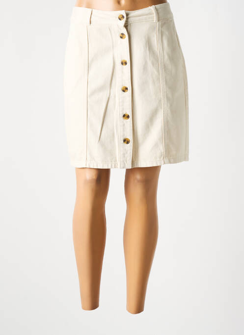 Fustă scurtă bej C'EST BEAU LA VIE femeie