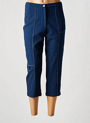 Pantalon trei sferturi albastru FRANCE RIVOIRE femeie