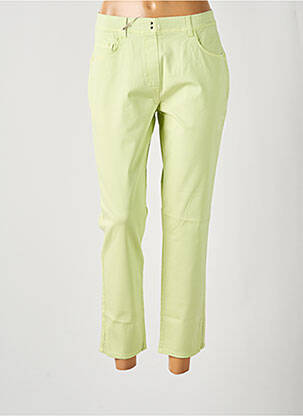 Pantalon 7/8 elasticitate mărime normală verde EAST DRIVE femeie