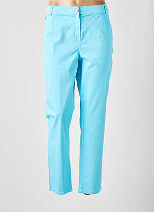 Pantalon drept albastru FRANCE RIVOIRE femeie