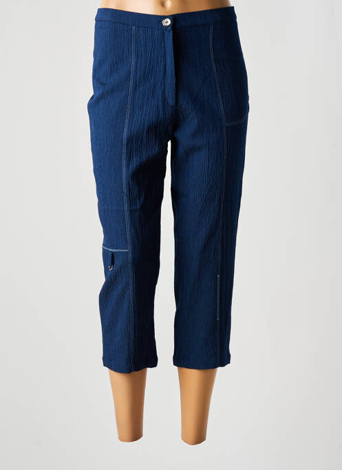 Pantalon trei sferturi albastru FRANCE RIVOIRE femeie