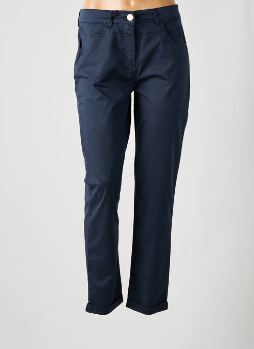 Pantalon slim albastru EAST DRIVE femeie