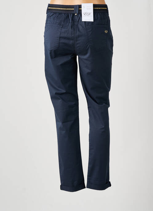 Pantalon slim albastru EAST DRIVE femeie