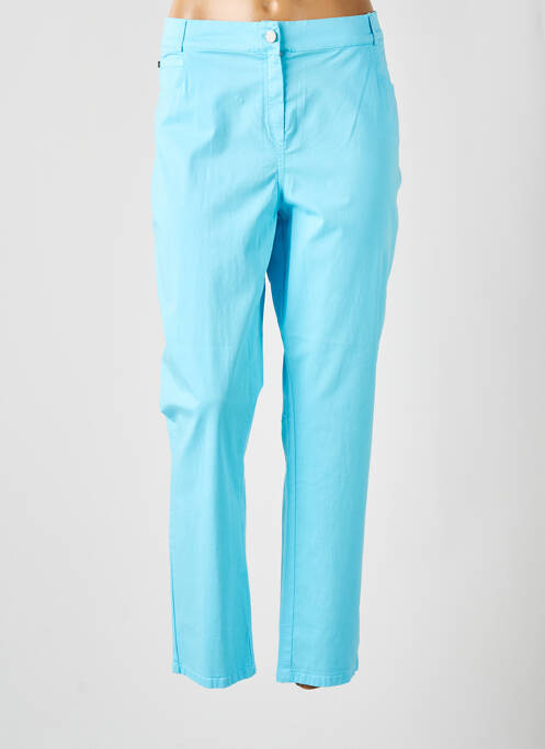 Pantalon drept albastru FRANCE RIVOIRE femeie