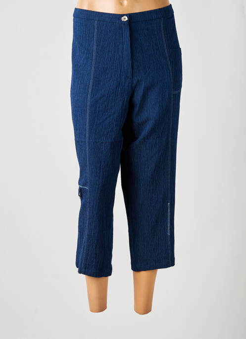 Pantalon trei sferturi albastru FRANCE RIVOIRE femeie