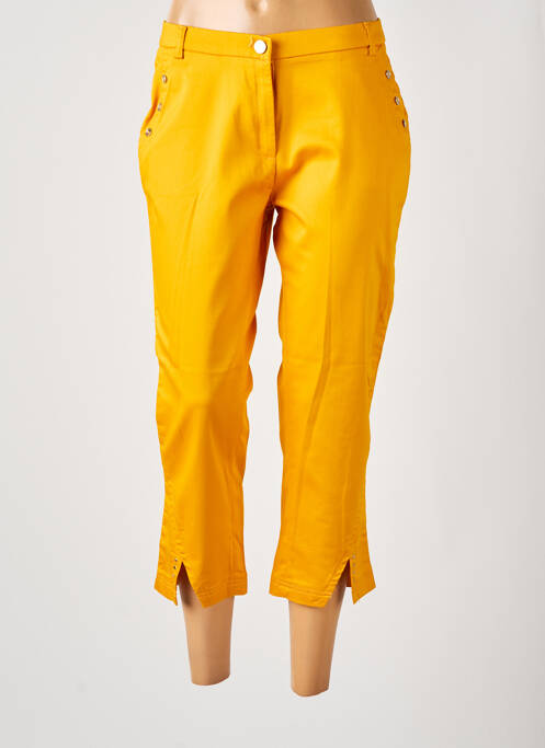 Pantalon trei sferturi portocaliu CHRISTINE LAURE femeie